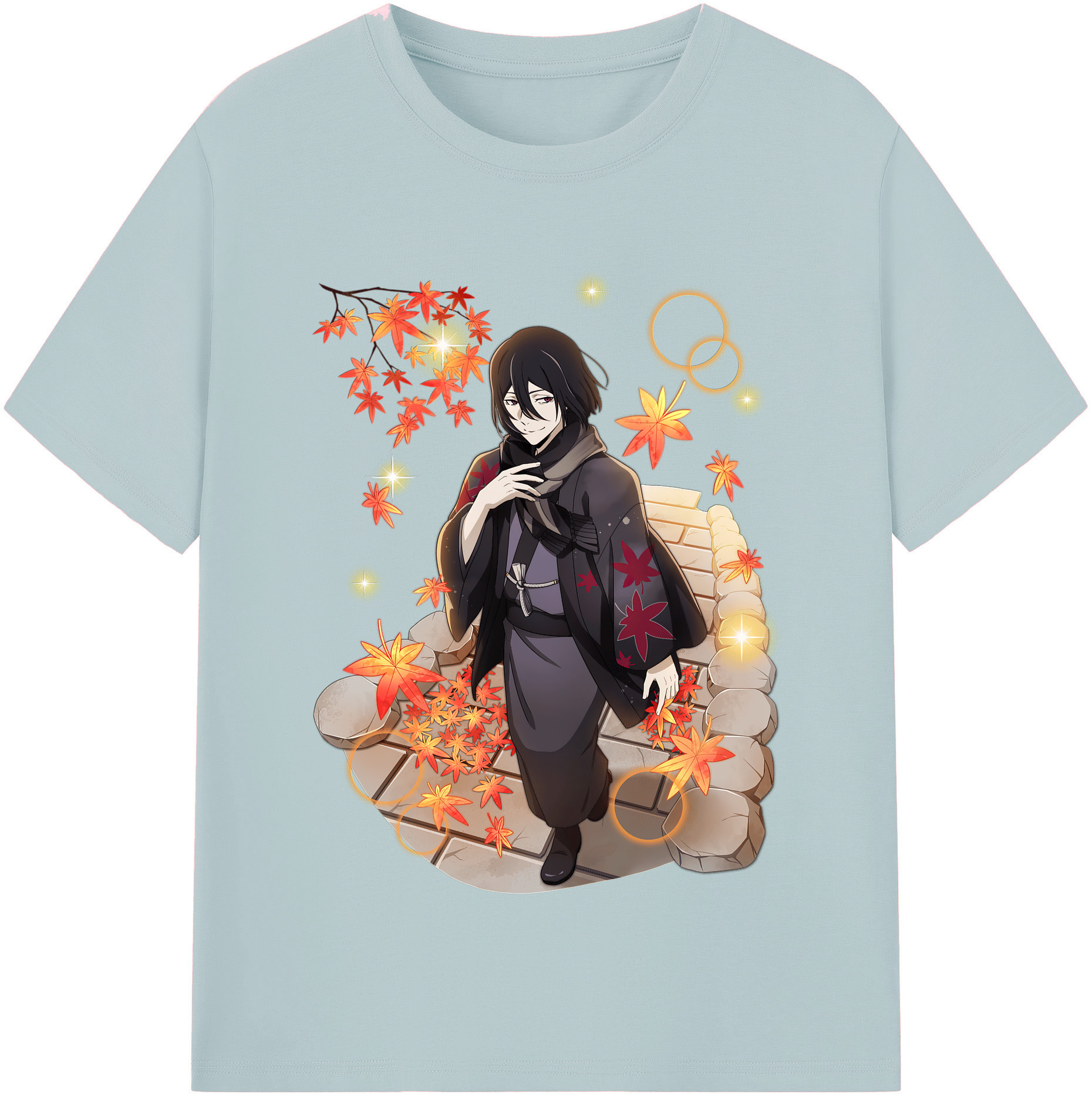 （画像用） 文豪ストレイドッグス Bungo Stray Dogs 綿100％半袖Tシャツ（フロントプリント）